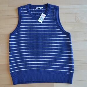 NWT Vineyard Vines Striped Sweater Vest Size XL